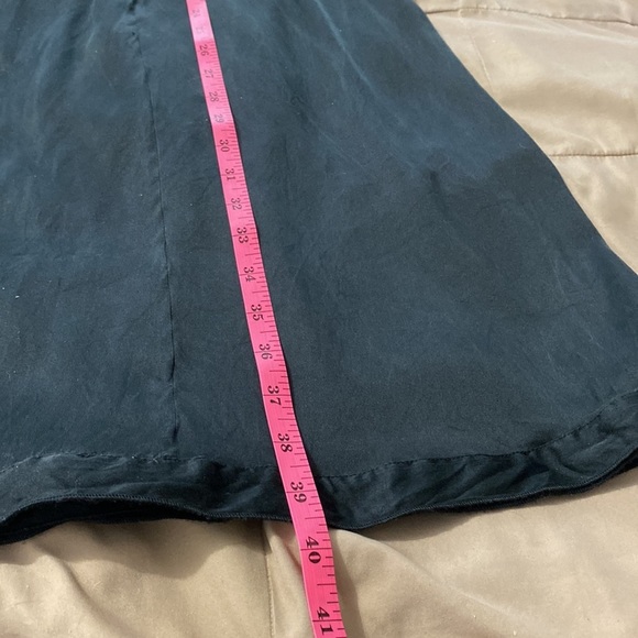 Bruuns Bazaar Silk Dress Black Color Size L - Picture 10 of 11